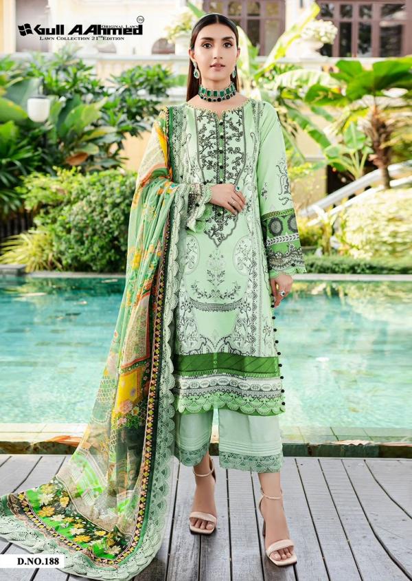 Gull Ahmed Lawn Vol-21 – Dress Material